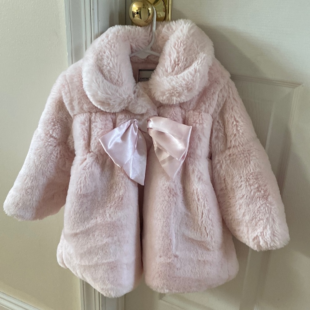 Faux fur jacket worn once